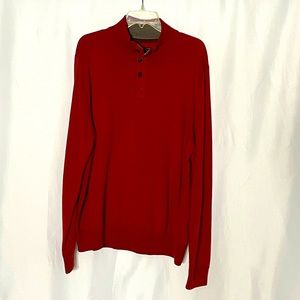 Fine Sportswear & Furnishings Maker & Company 1/4 button men's sweater.